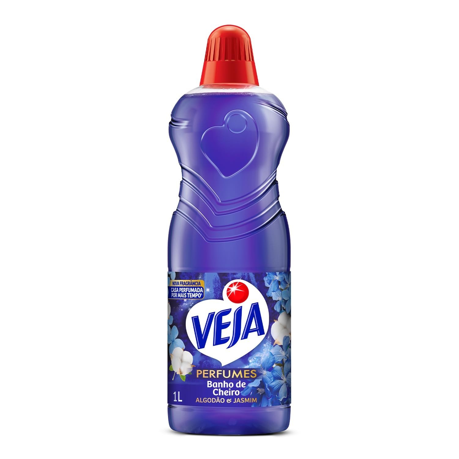 Limpador Perfumado Veja Lírio do Nilo 1L - Fragrância Sofisticada com Duração de Até 24h