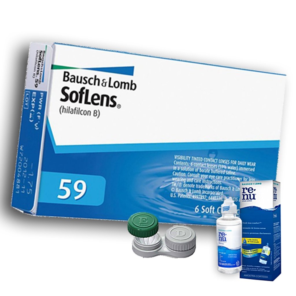 Soflens 59: Lentes Mensais para Visão Nítida