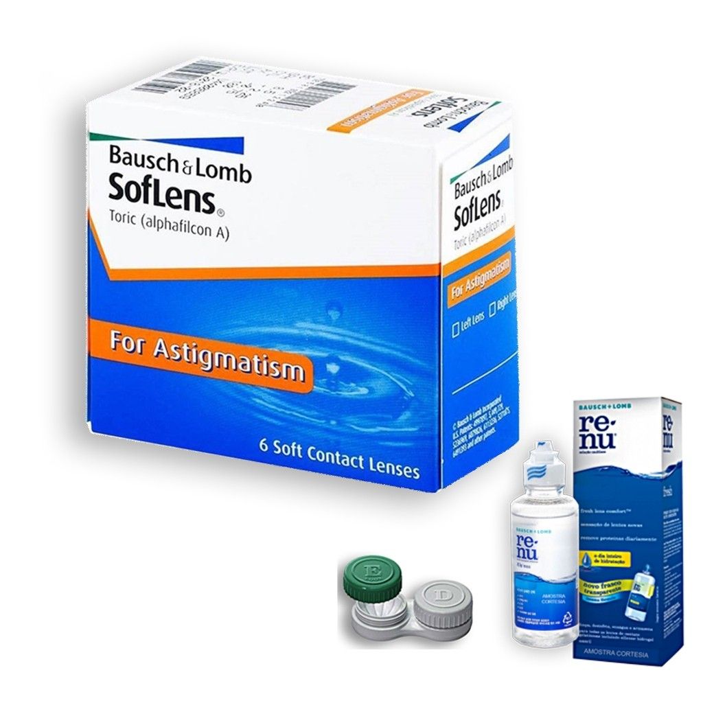 Soflens 66 Tórica: Lentes para Astigmatismo + Renu