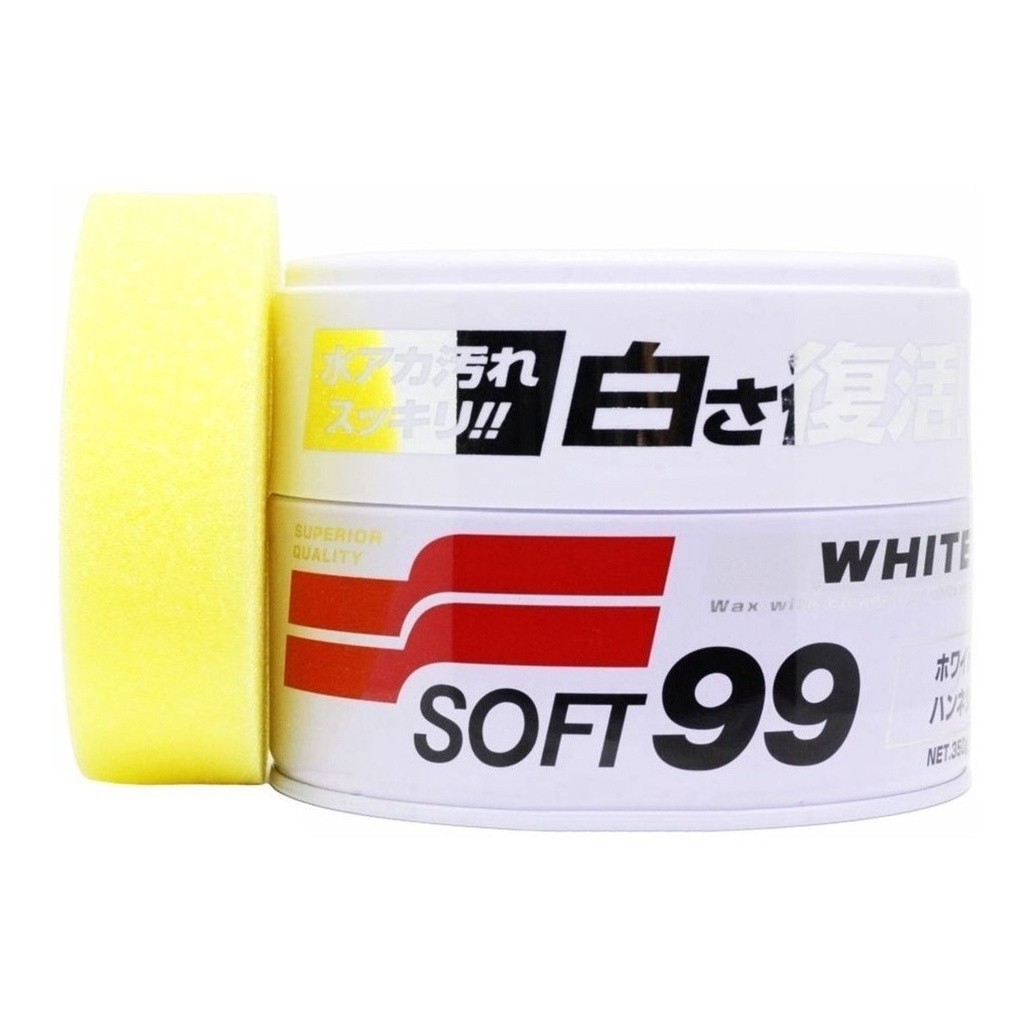 Soft 99 White Cleaner: Cera para Carros Brancos Impecáveis