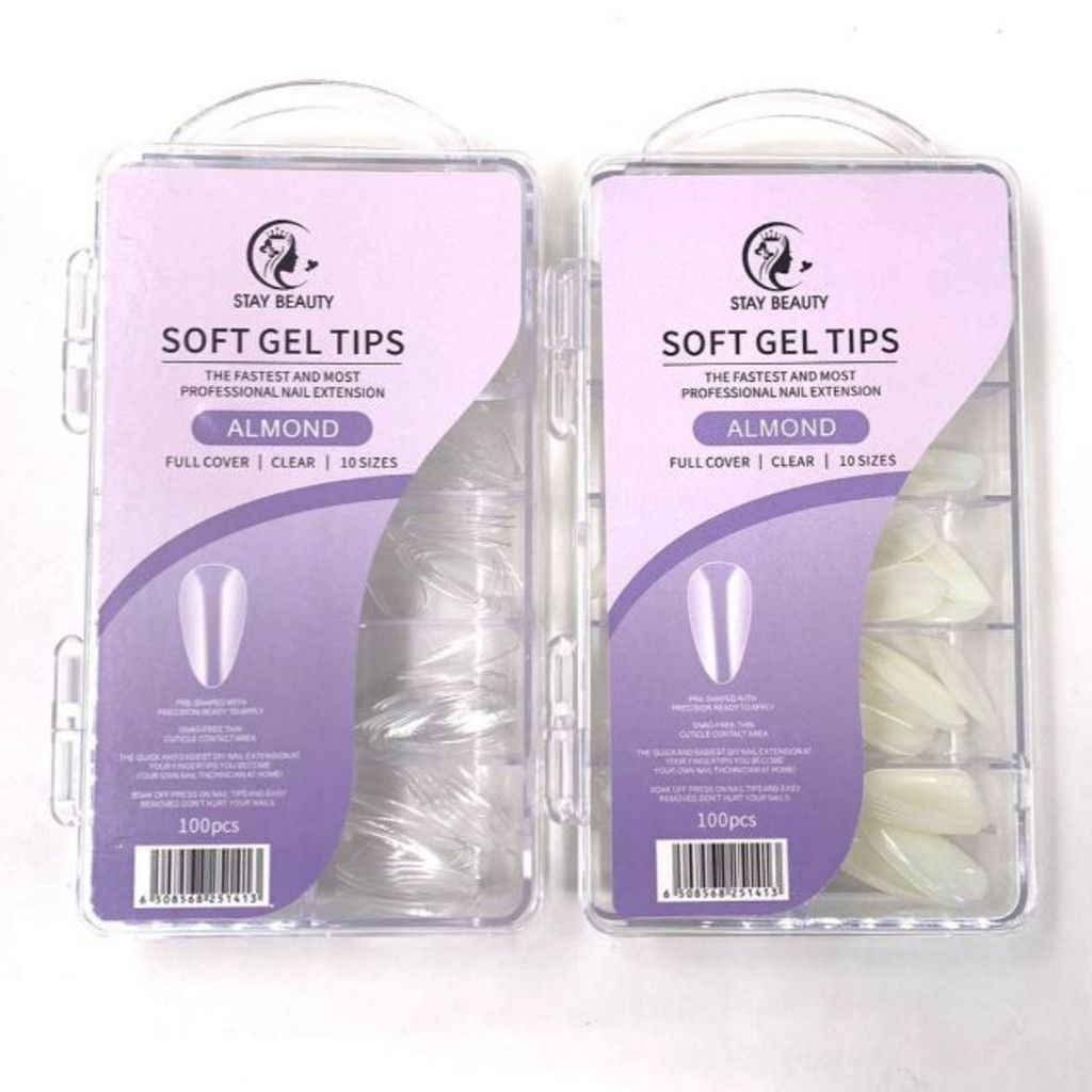 Soft Gel Almond: 100 Unhas Postiças Perfeitas
