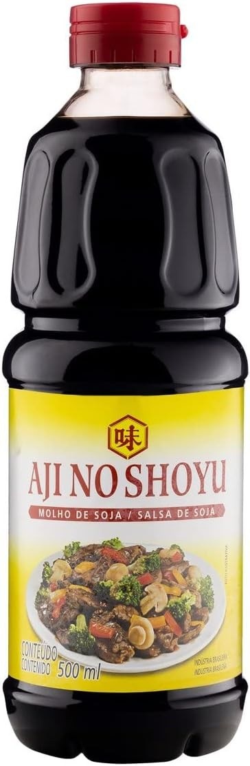 Molho de Soja, Preto, Aji-No-Shoyu 500 ml