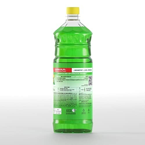 Pinho Sol Limpador Desinfetante Perfumado Limão 1,75L - Limpeza Profunda e Fragrância Refrescante