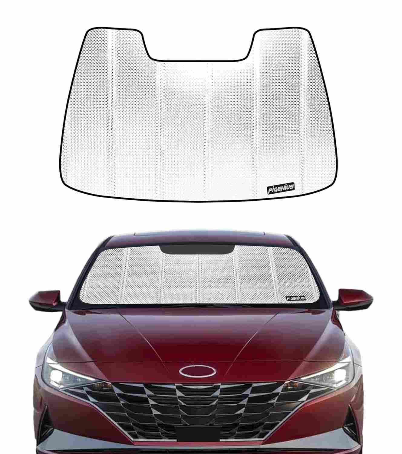 Para-brisa Refletivo para Hyundai Elantra 2021-2024 | Película de Alumínio com Proteção Solar Máxima