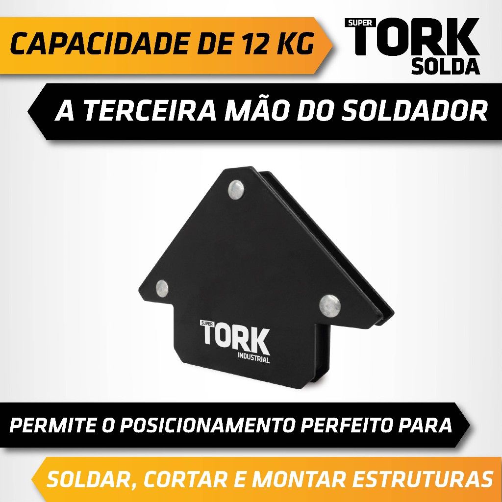 Esquadro Magnético 12Kg: Precisão e Força na Solda