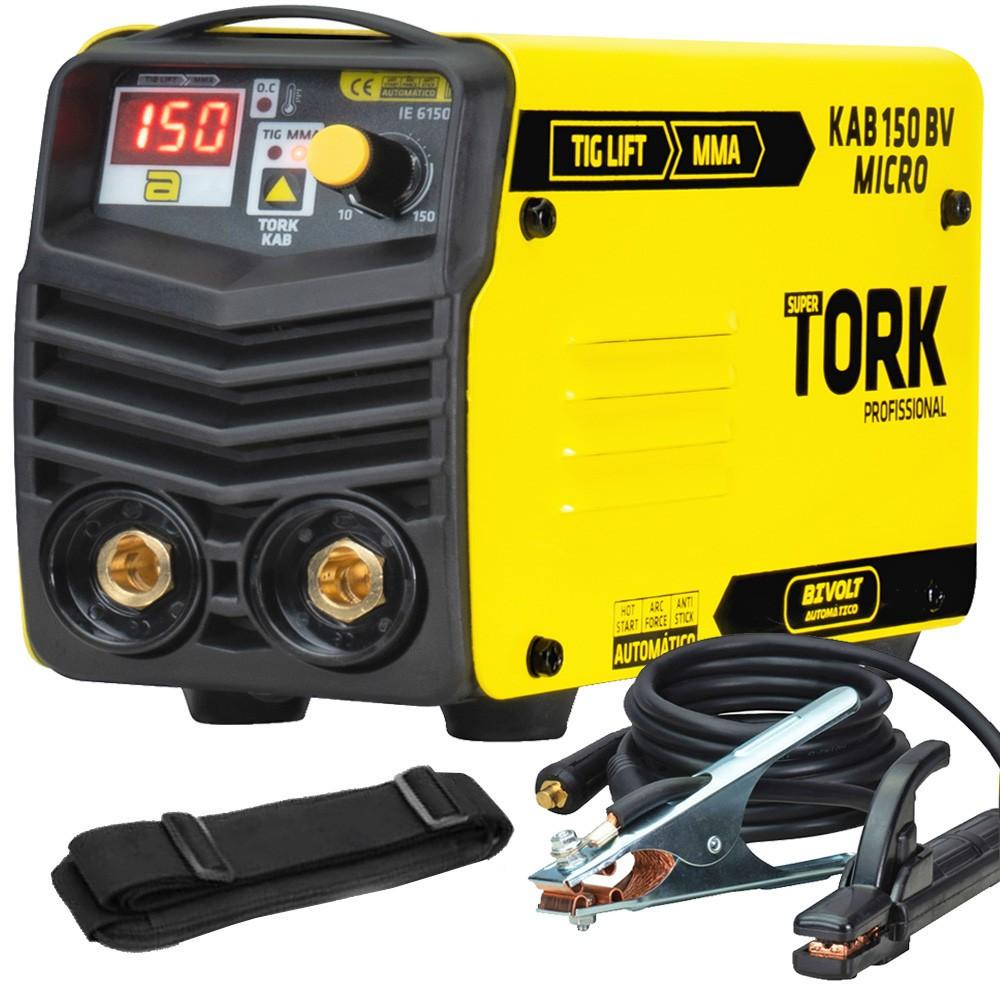 Solda Tork 150A: MMA, Tig e Alumínio!