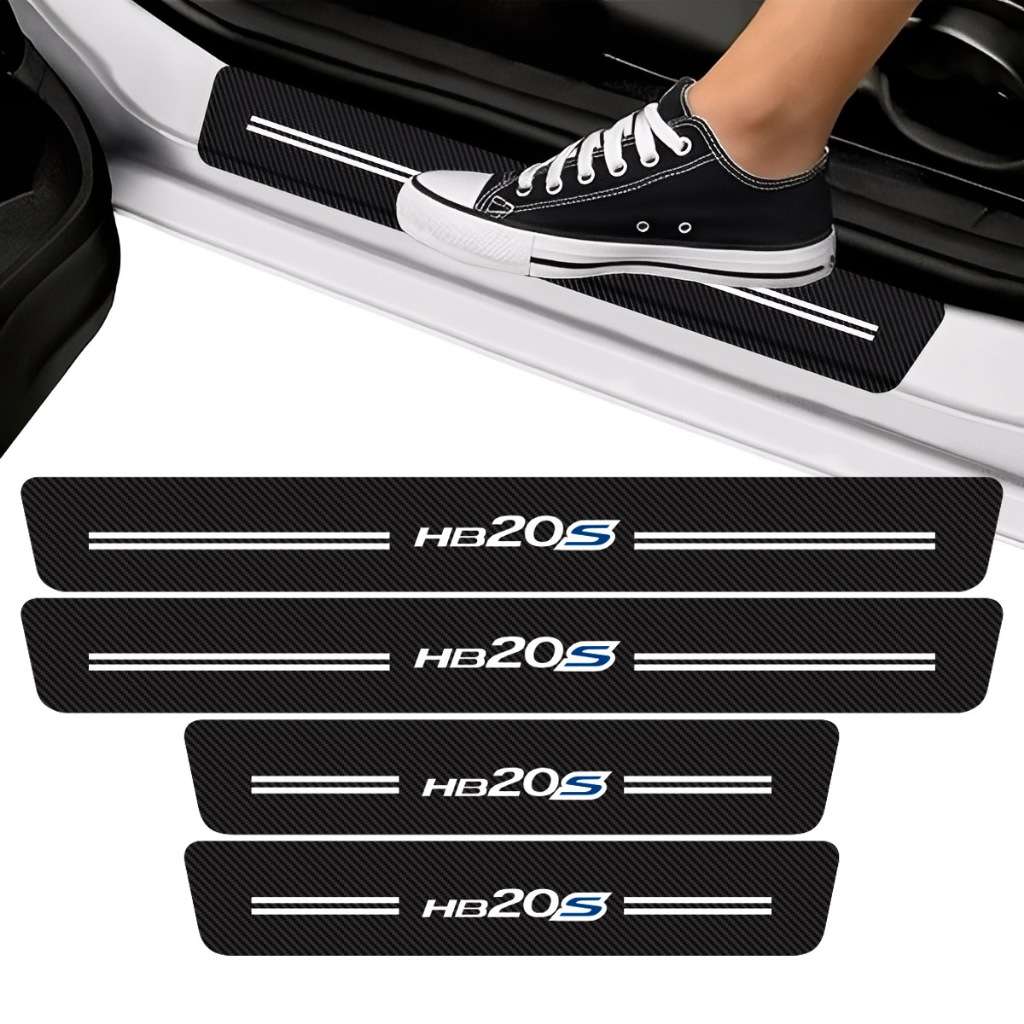 Soleira HB20s Fibra de Carbono: Proteção e Estilo
