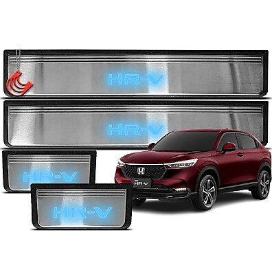 Soleiras HRV 2022+ com LED: Estilo e Proteção!