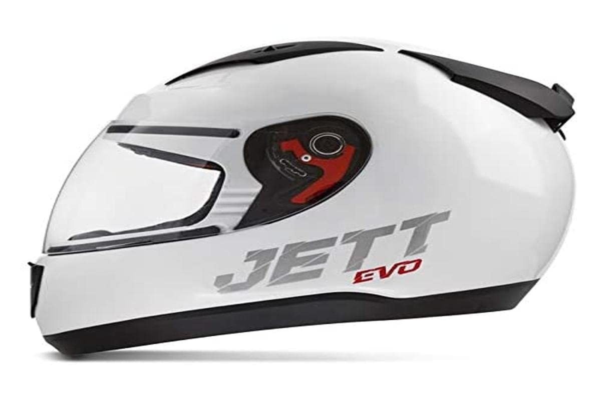 Capacete Fechado Pro Tork Jett Evo Line Solid Brilhante Branco - Segurança e Estilo para Sua Pilotagem (Tam. 60)