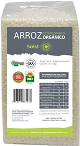 Arroz Cateto Curto Branco Orgânico Solst 1kg