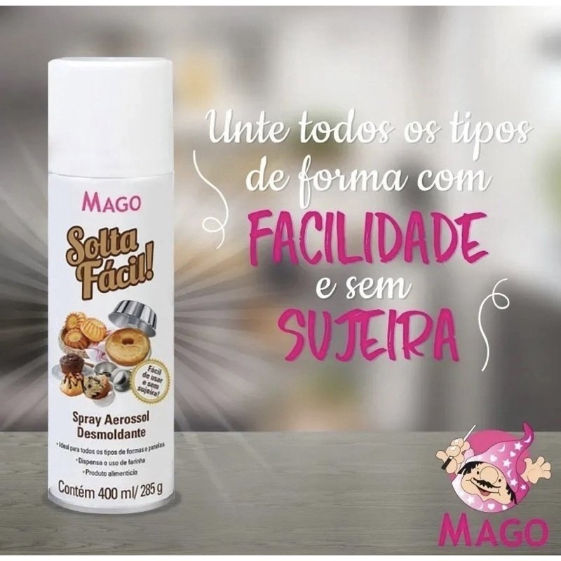 Solta Fácil: Desmoldante Spray 400ml para Cozinha