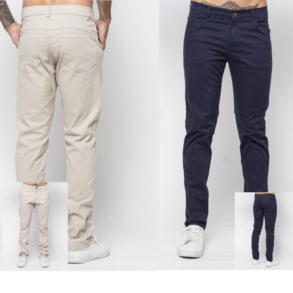 Calça Slim Fit com Lycra: Conforto e Estilo que Não Soltam