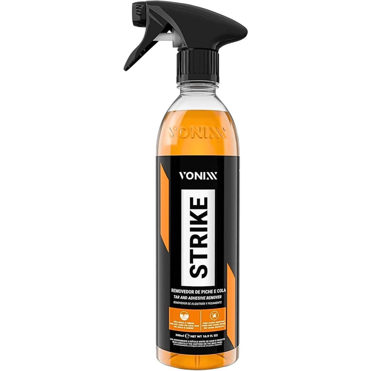 Strike 500ml Removedor de Cola e Piche - Vonixx | Solução Profissional para Limpeza de Superfícies