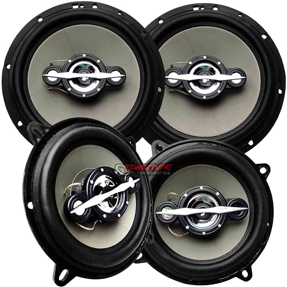 Kit Som Automotivo Leson: Alto Falantes Quadriaxiais 5" e 6" 280W RMS para um Som Incrível no Seu Carro