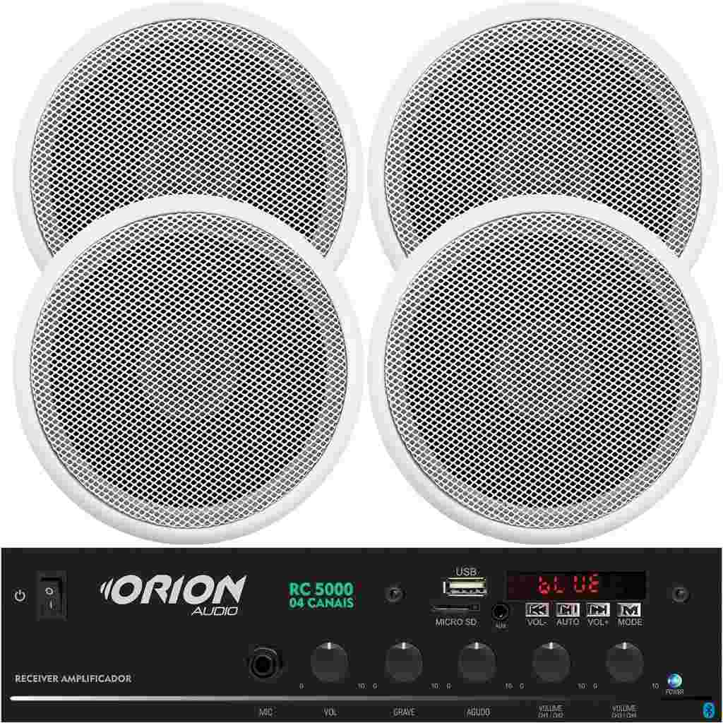 Som Ambiente Bluetooth: Kit Completo 55W