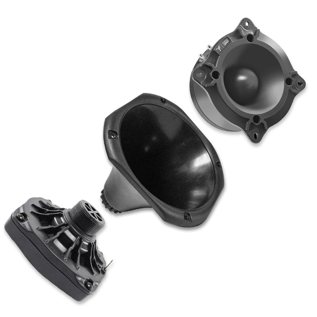Som Automotivo Potente: Kit Driver + Corneta + Tweeter