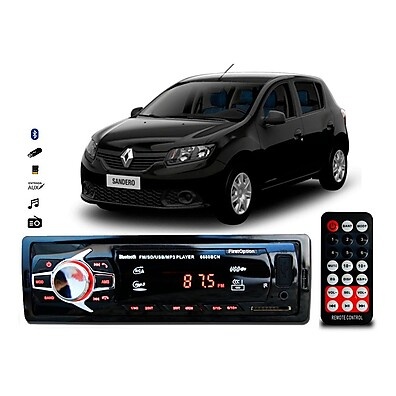 som-automotivo-sandero-mp3-bluetooth-e-radio