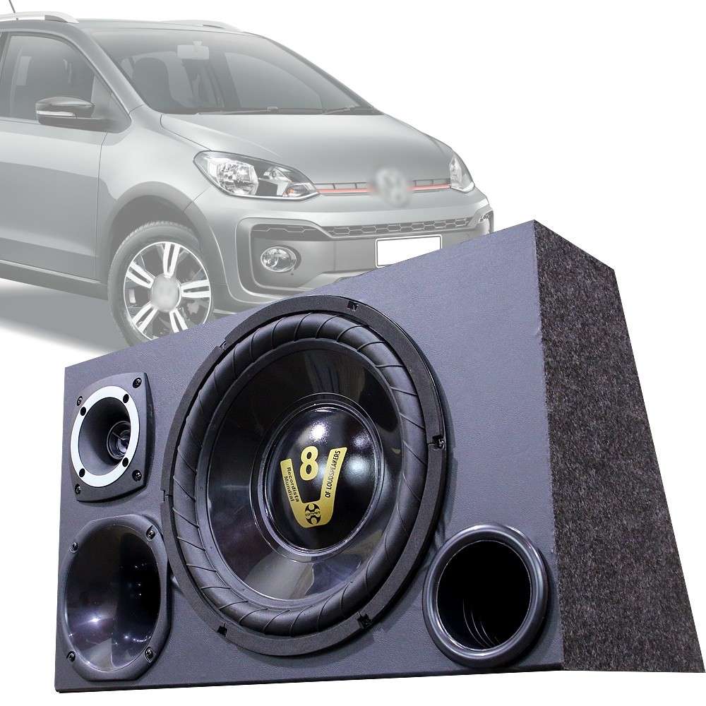 Som Automotivo Up! Completo: Trio + Subwoofer