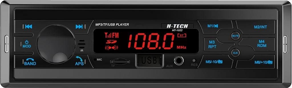 Auto Rádio Bluetooth FM USB: Som Automotivo Completo com Controle Remoto