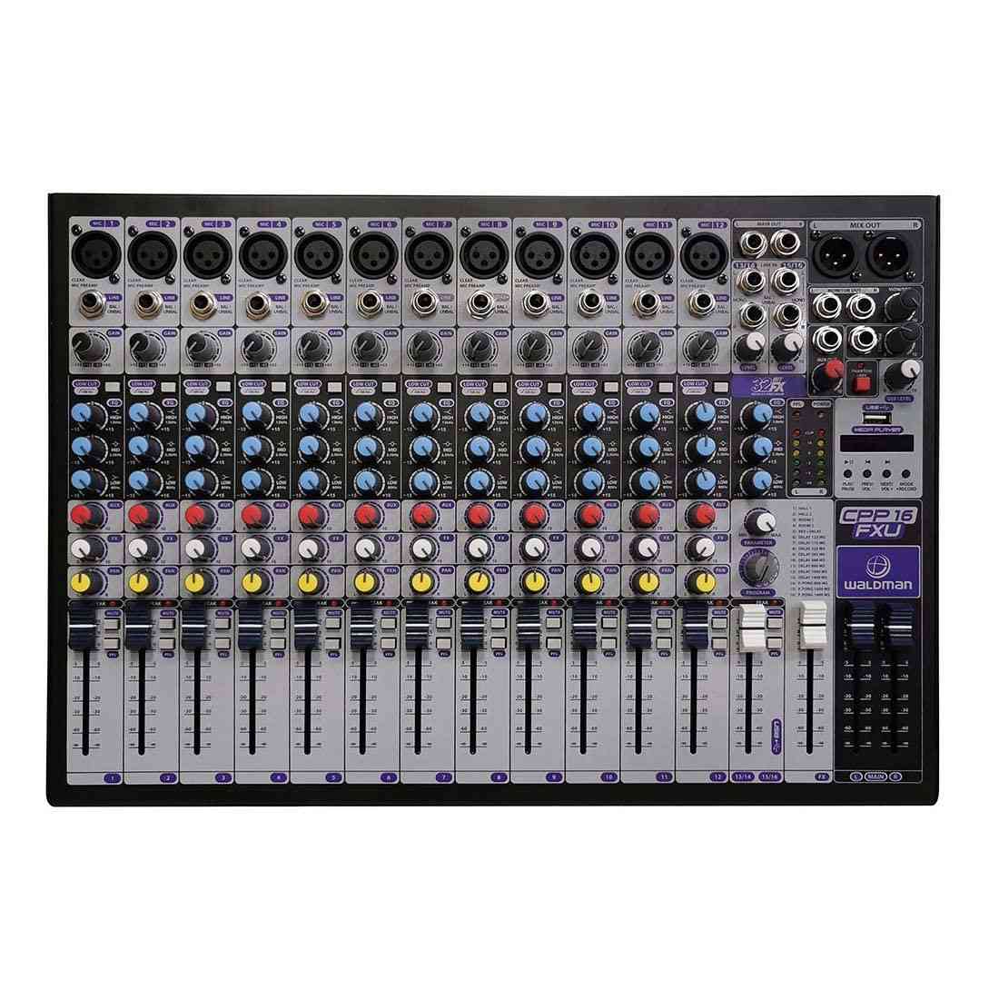 som-para-a-waldman-canais-premium-16-audio-pod-clear-de-profissional-pro-mesa-16fxu-cpp-a
