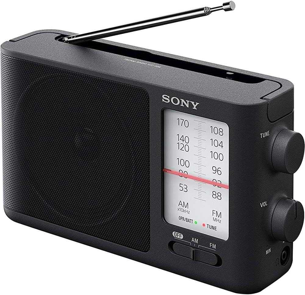 Sony Rádio FM/AM Portátil ICF-506: Som Clássico e Praticidade no Seu Dia a Dia