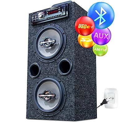 Som Residencial Bluetooth Bob 6": Potência e Qualidade!