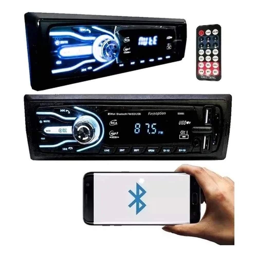 Rádio Automotivo Bluetooth USB SD: Som de Qualidade e Conectividade Total