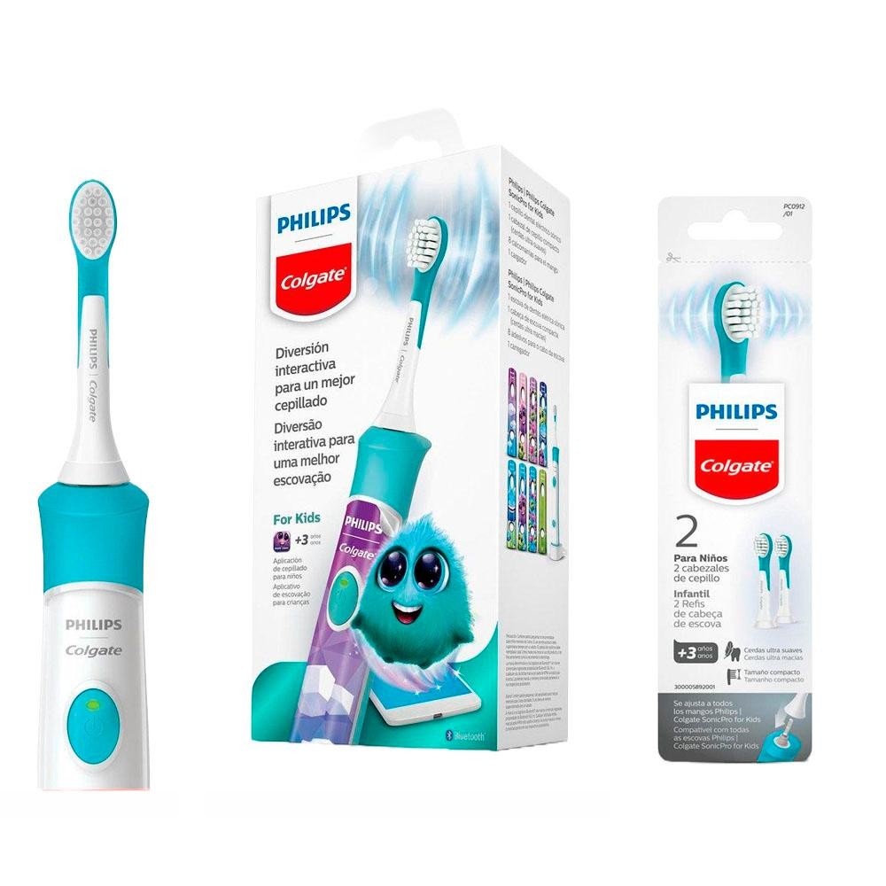 SonicPro Kids: Escova Elétrica Infantil + Refil