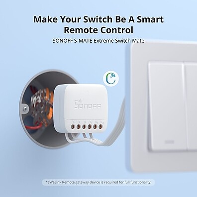 SONOFF S-MATE2: Controle Local Sem Fio para Automação Inteligente