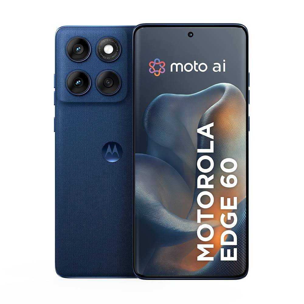 Smartphone Motorola Edge 60 5G: 512GB, 24GB RAM, Câmera Sony 50MP e Resistência Militar