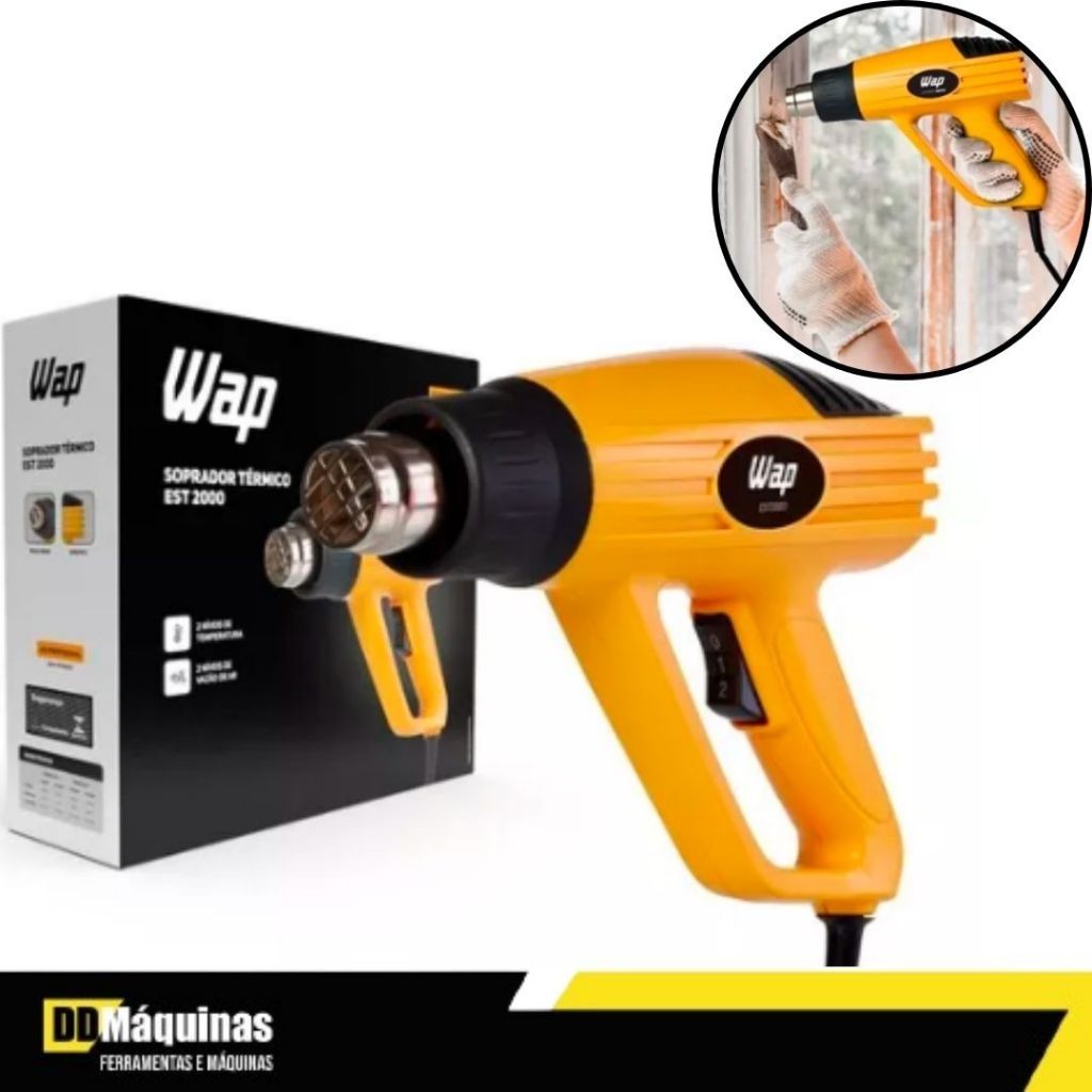Soprador Térmico WAP EST 2000: Potência e Versatilidade em 110V