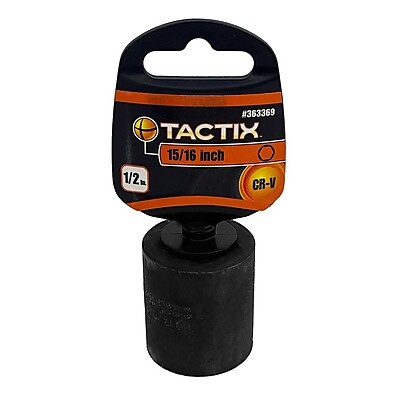 Soquete Impacto 1/2" Tactix: Força e Durabilidade!