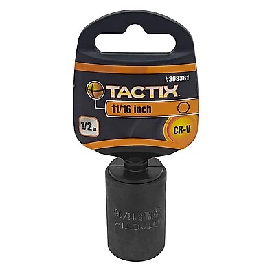 Soquete Impacto Tactix 1/2 x 11/16'' - Alta Resistência