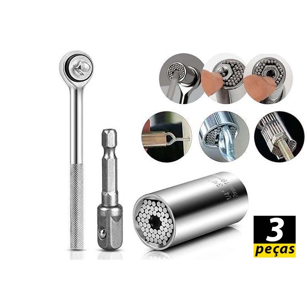 Soquete Universal 7-19mm: A Chave Que Serve em Tudo!