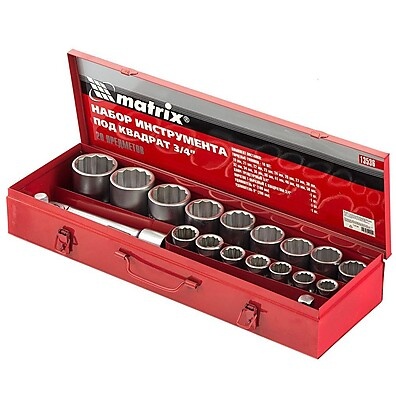 Soquetes Estriados 3/4 Pol. 20 Peças MTX: Complete Seu Kit Profissional
