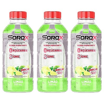 Sorox Limão: Hidratação com 8 Minerais + Vegano!