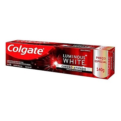 Sorriso Branco e Radiante: Colgate Carvão Ativado 140g