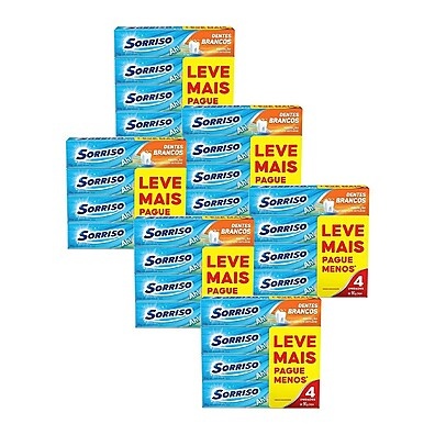 Sorriso Radiante: Kit 6 Cremes Dentais Clareadores 90g