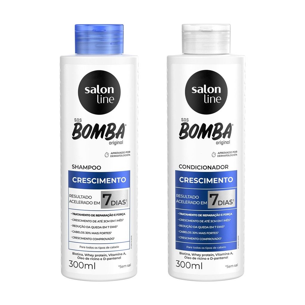 SOS Bomba Salon Line: Kit Queda e Crescimento