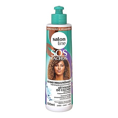 S.O.S Cachos: Ativador com Ácido Hialurônico Salon Line