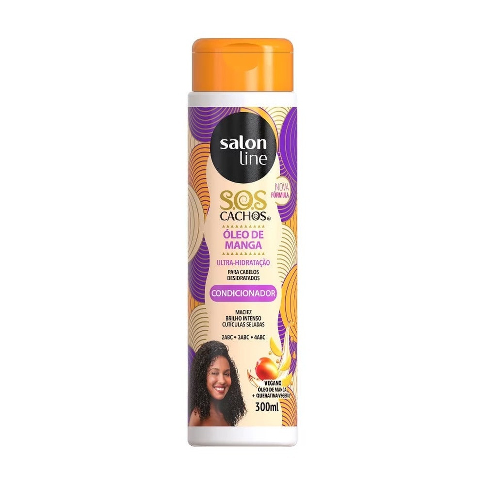 SOS Cachos: Condicionador Manga Salon Line 300ml