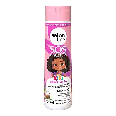 S.O.S Cachos Kids: Shampoo Hidratante para Cachos