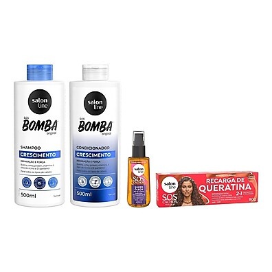 SOS Cachos: Kit Crescimento & Reparação