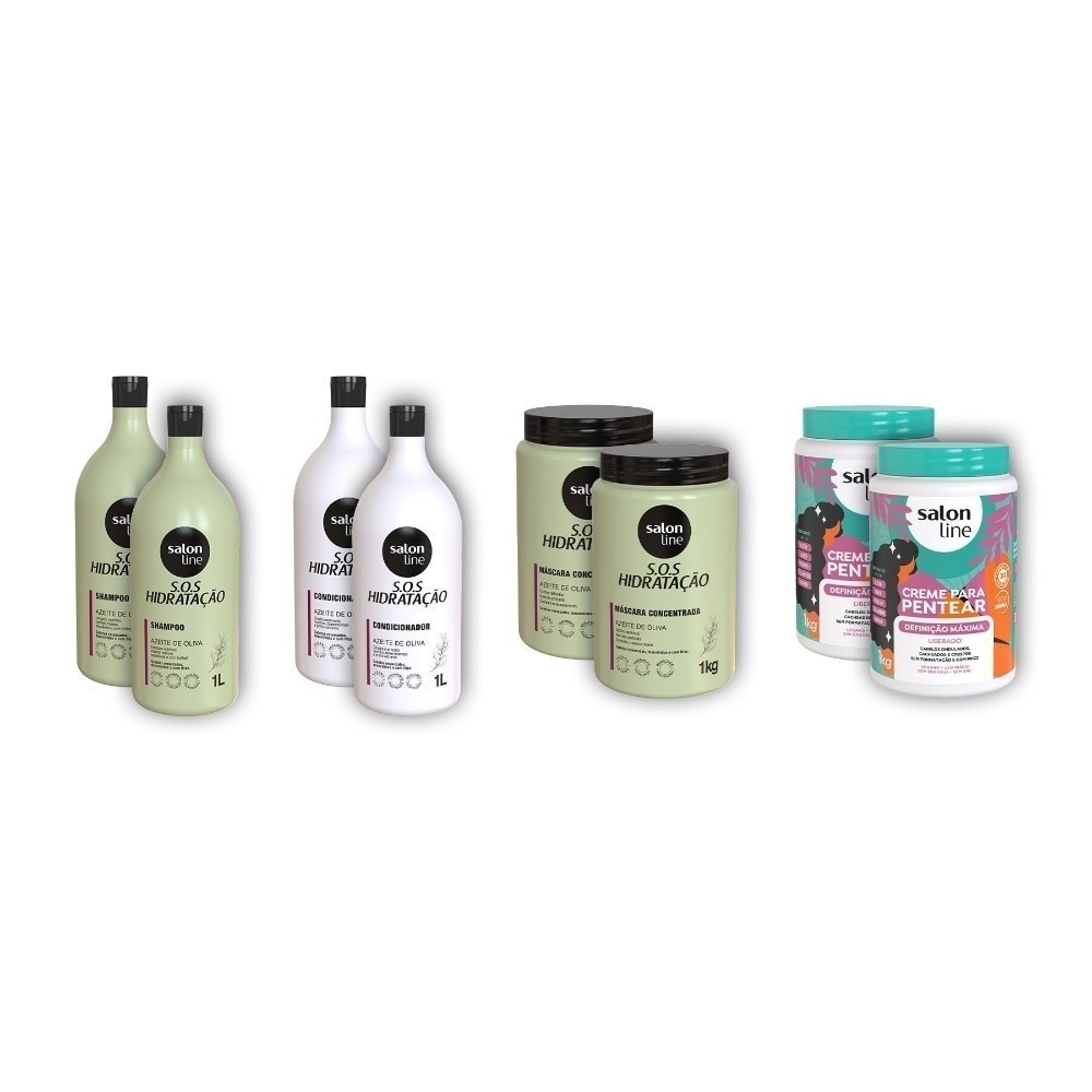 SOS Cachos Salon Line: Hidratação e Definição!