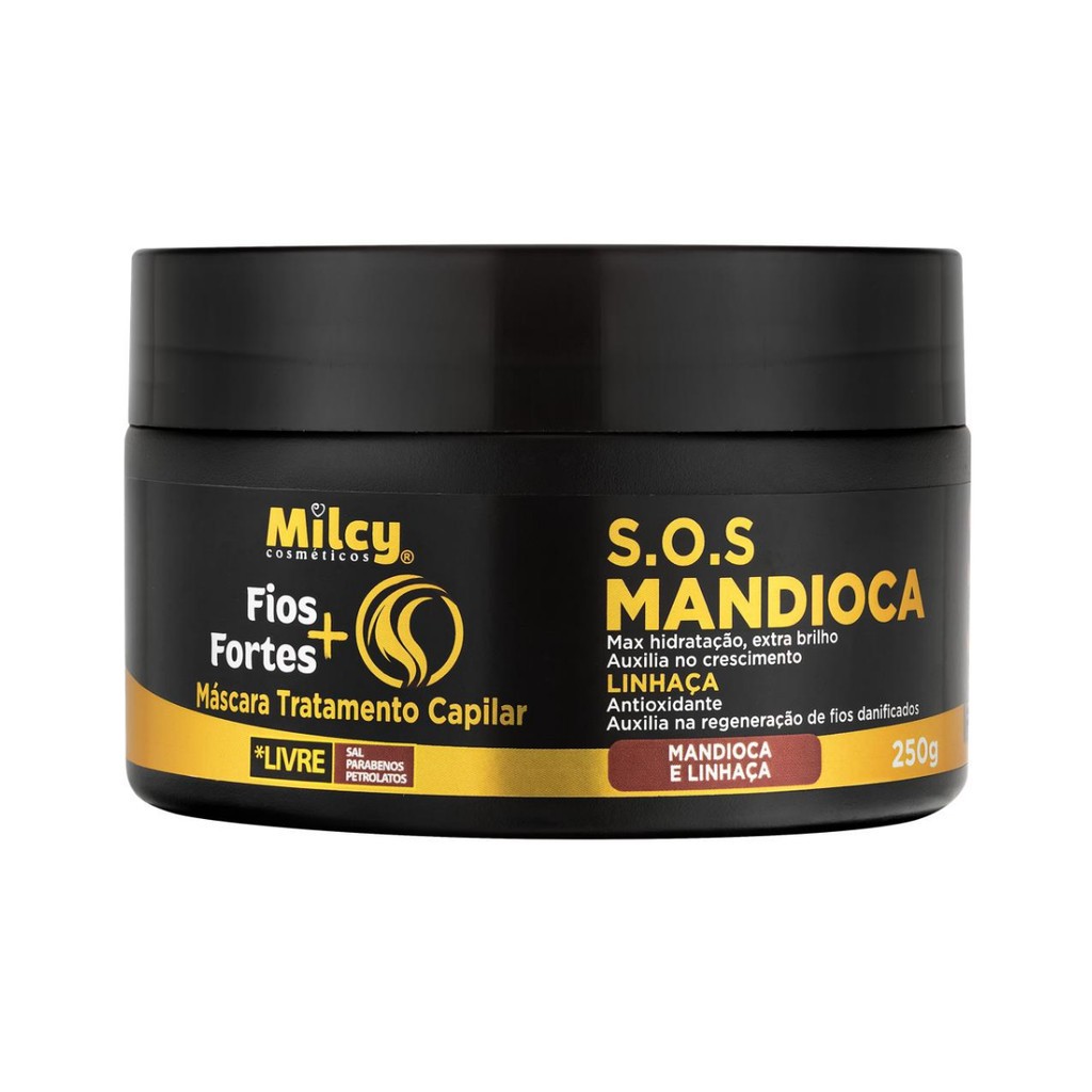 SOS Mandioca Milcy: Cabelos Fortes e Hidratados