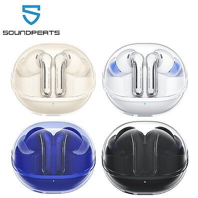 SoundPEATS Clear: Fones Bluetooth 5.3 com Modo Jogo e Microfone Duplo