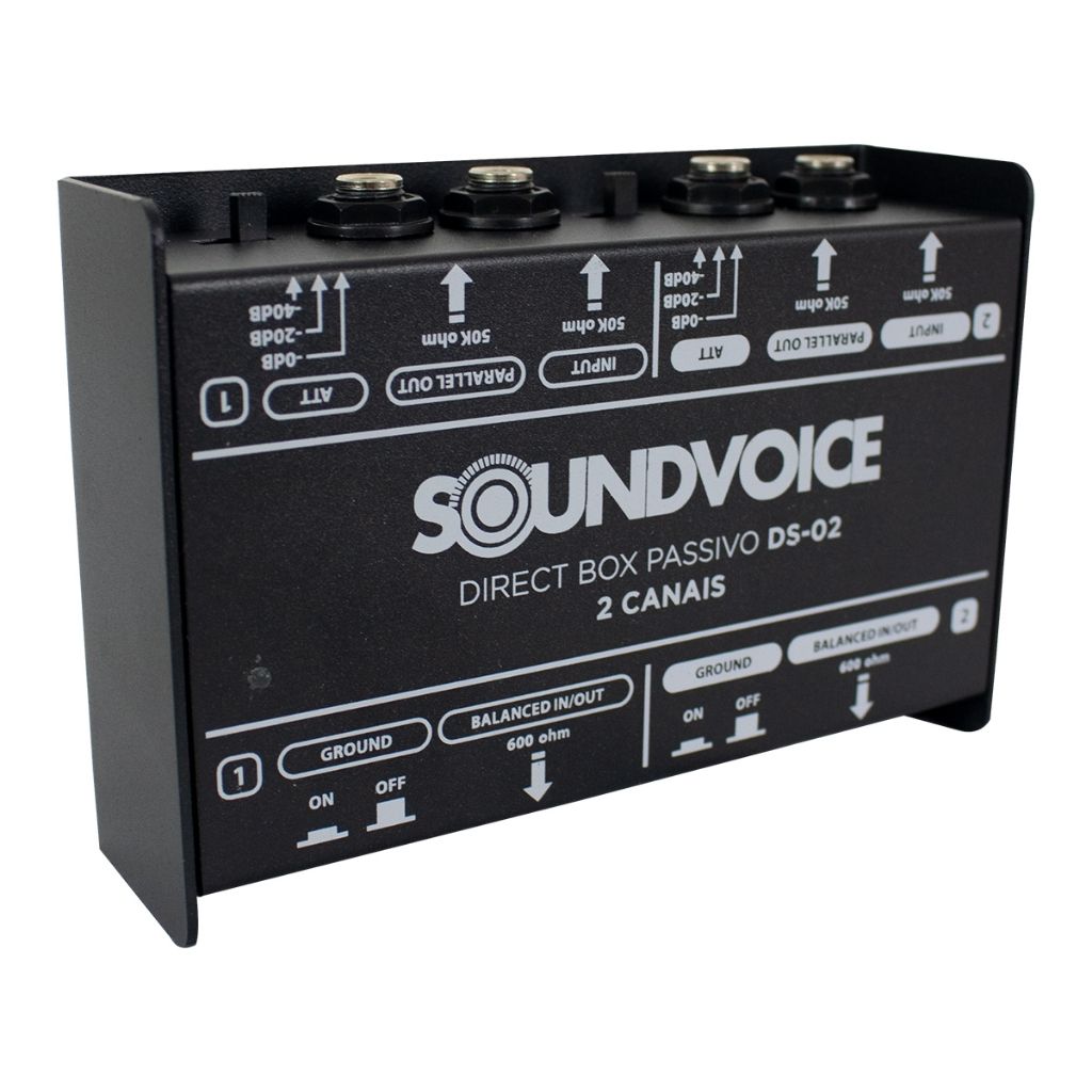 Soundvoice DS-02: Direct Box Passivo Profissional