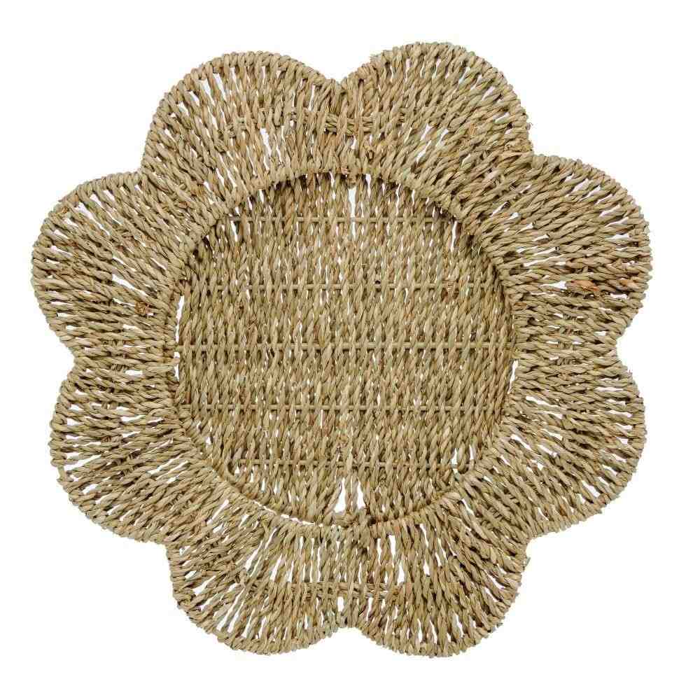 Sousplat de Sisal Flor Wolff: Elegância Rústica