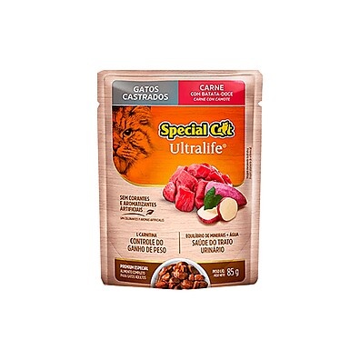 Special Cat Castrado: Sabor e Saúde em 85g