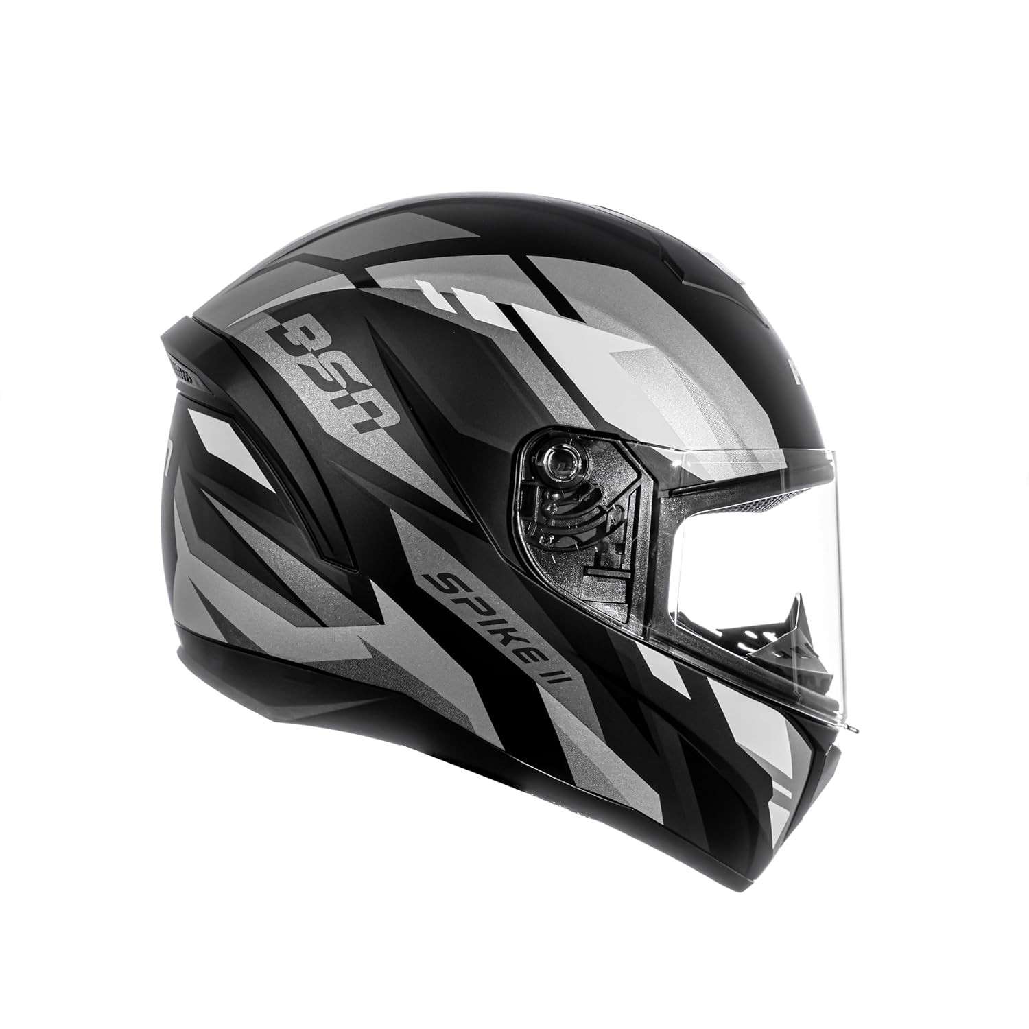 Capacete Peels Spike II BSN Fechado: Segurança e Estilo para sua Moto (Preto Fosco/Grafite)